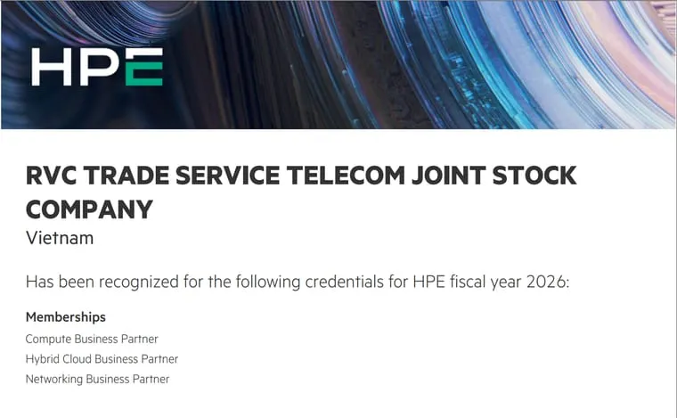 Chứng nhận đối tác hpe-partner